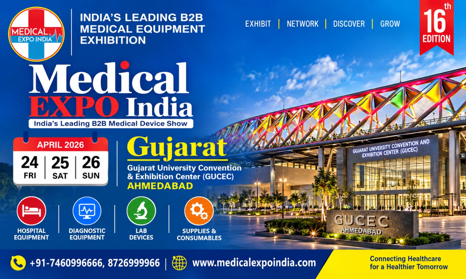 16th- Medical Expo India 2026 Gujarat